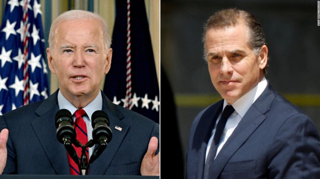 Hunter Biden and President Joe Biden