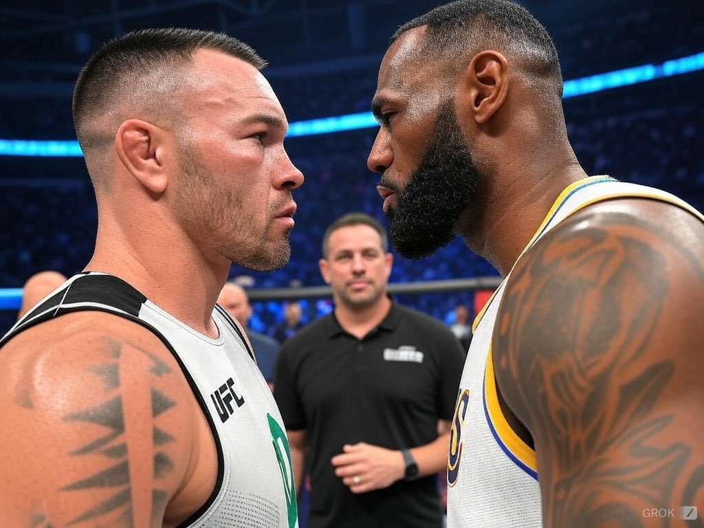 LeBron James Vs Colby Covington_Photo Credit_X