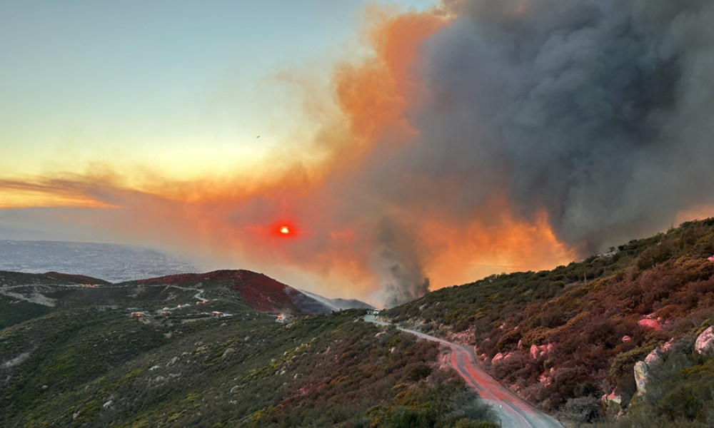 Border 2 Fire in San Diego County grows to 800 acres