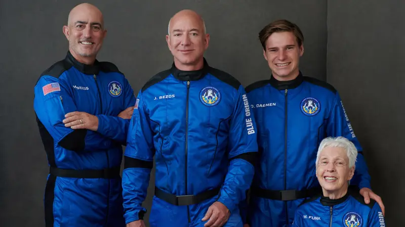 Jeff Bezos went to space himself on his New Shepard flight programme_Credit_PA Media