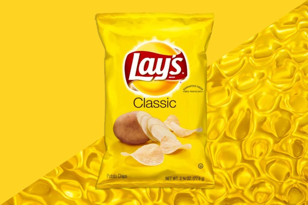 Lays potato chips classic salted