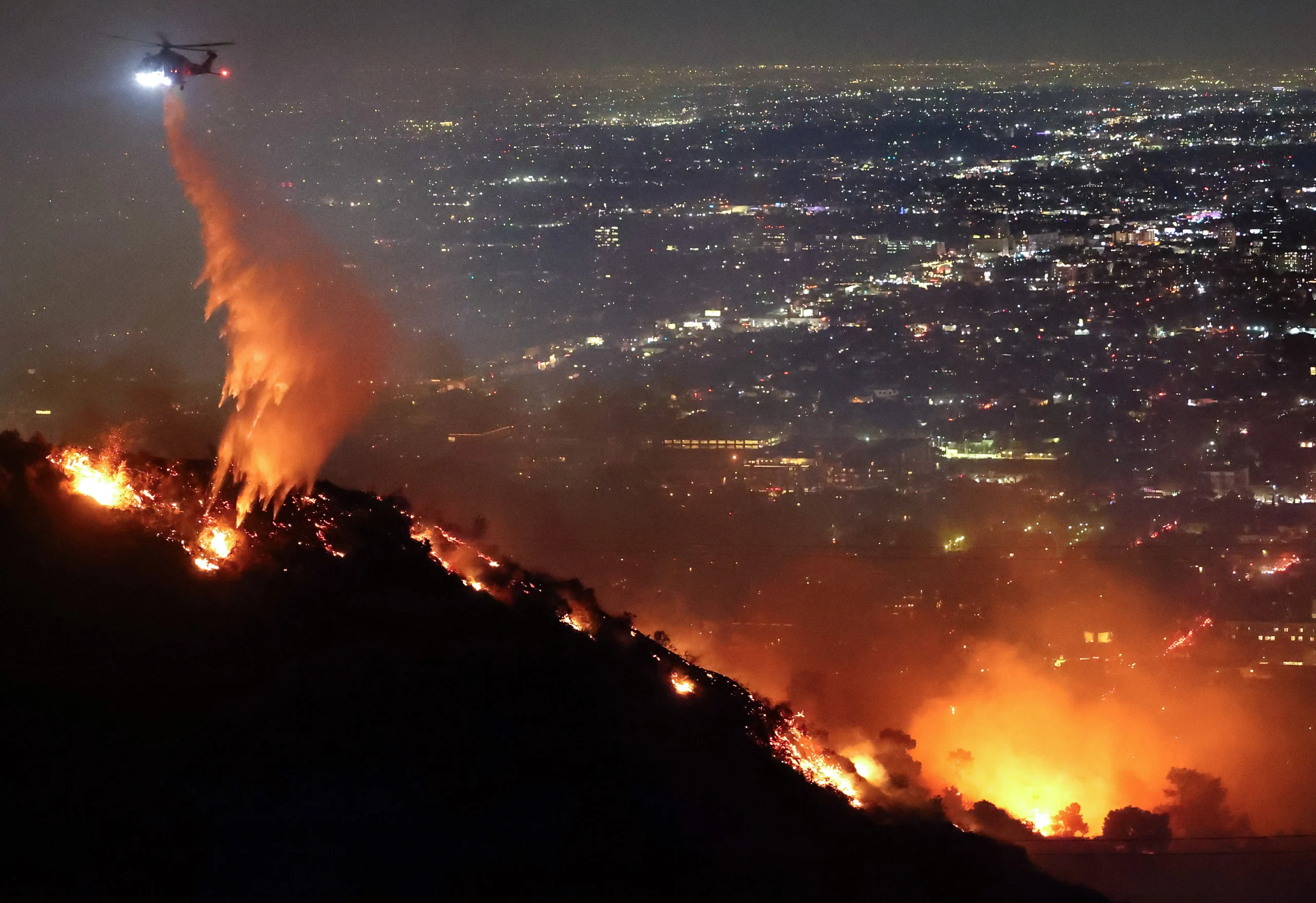 Palisades Fire as seen from around Southern California_Credit_NBC NewYork