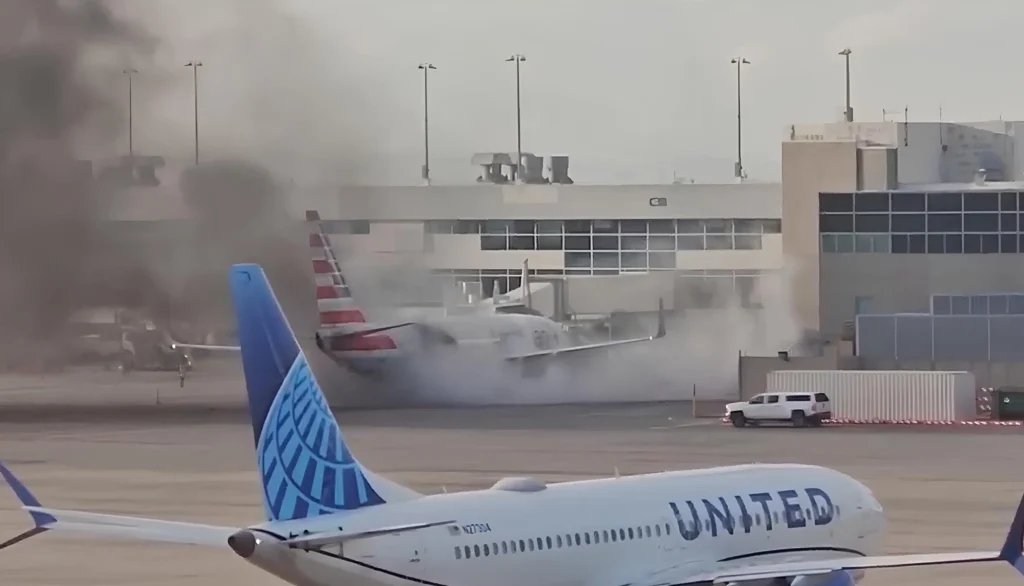 American Airlines Boeing 737 Plane Catches Fire_Credit_Aviation A2Z