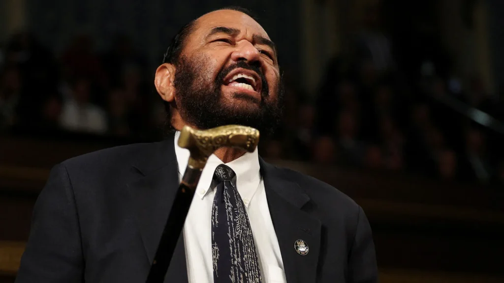 Democrat Al Green removed from Trump’s Congress speech_PhotoCredit_AI Jazeera